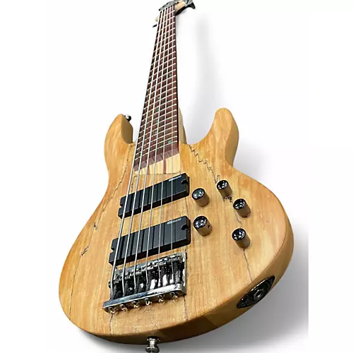 Used ESP LTD B206SM 6 String Spalted Maple Electric Bass Guitar Spalted Maple