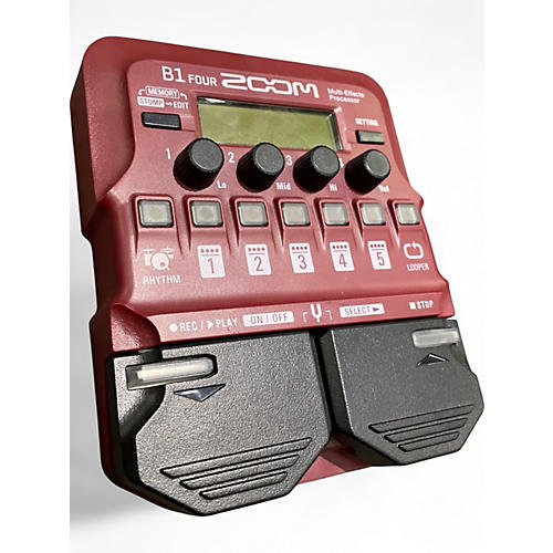 Used Zoom B1 FOUR Bass Effect Pedal