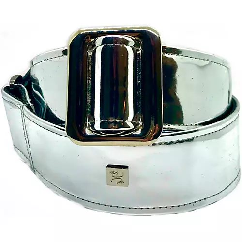 Get'm Get'm Mirror Reflective Guitar Strap Fuchsia 2 in.