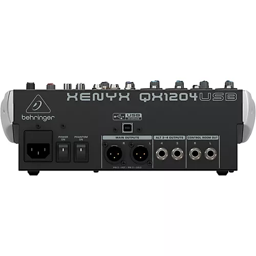 Behringer XENYX QX1204USB USB Mixer With Effects