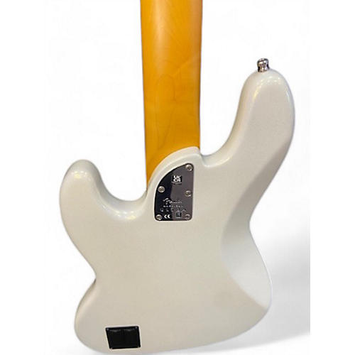 Used Fender American Ultra Jazz Bass V Artic Pearl Electric Bass Guitar Artic Pearl