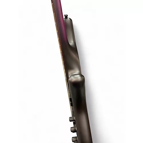 Used Schecter Guitar Research  Limited-Edition Stiletto Studio-5 5-String Bass  Trans Purple Electric Bass Guitar Trans Purple