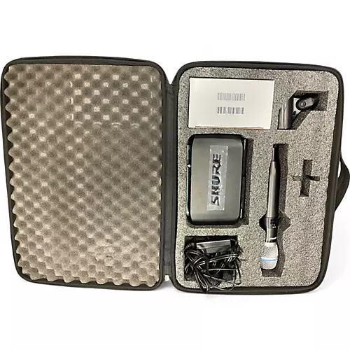Used Shure GLXD4 with Beta 87A GLXD2 Handheld Wireless System