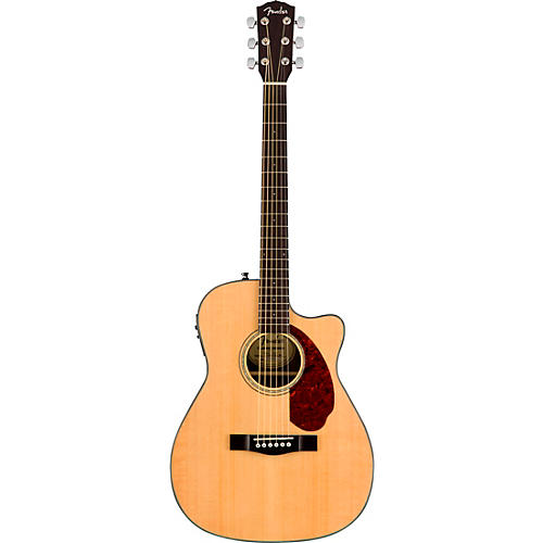 Fender CC-140SCE Concert Acoustic-Electric Guitar Natural