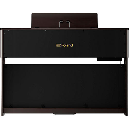 Roland HP704 Digital Upright Piano With Bench Polished Ebony