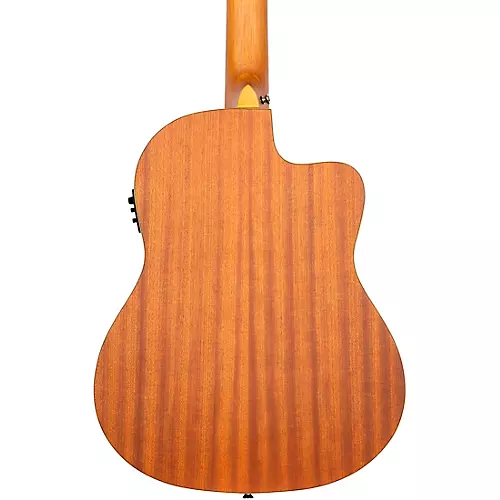 Ortega Family Series RCE125SN-L Thinline Acoustic/Electric Classical Guitar Natural Matte