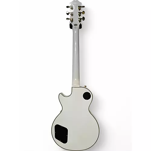 Used Epiphone Les Paul Custom Alpine White Solid Body Electric Guitar Alpine White