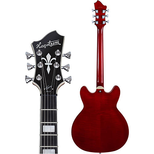 Hagstrom Tremar Viking Deluxe Electric Guitar Transparent Wild Cherry