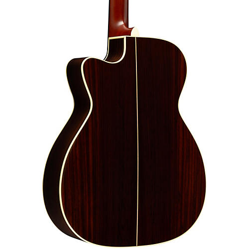 Alvarez Yairi FYM74ce Cutaway Folk-OM Acoustic-Electric Guitar Natural