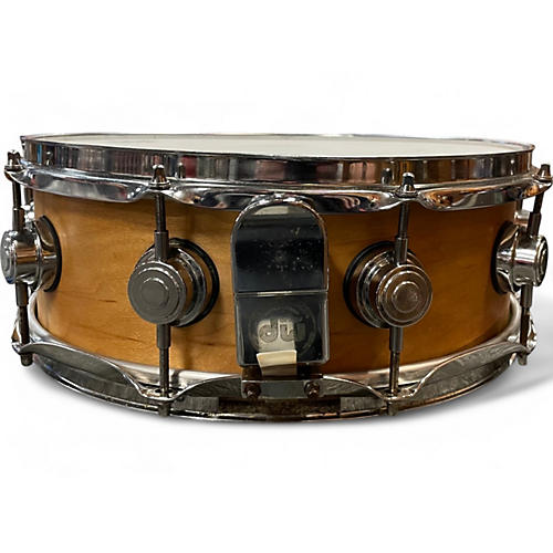 Used 2005 DW 5.5X14 COLLECTORS SNARE NATURAL SATIN Drum NATURAL SATIN 10
