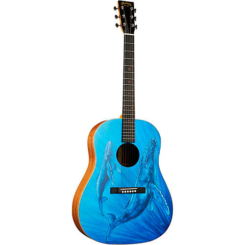 Martin DSS Biosphere II Dreadnought Acoustic Guitar Whale