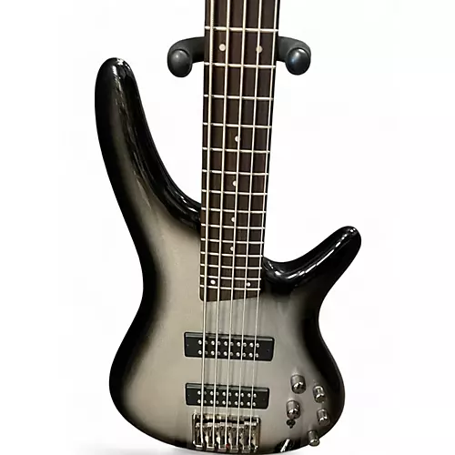 Used Ibanez SR305 5 String Silverburst Electric Bass Guitar Silverburst