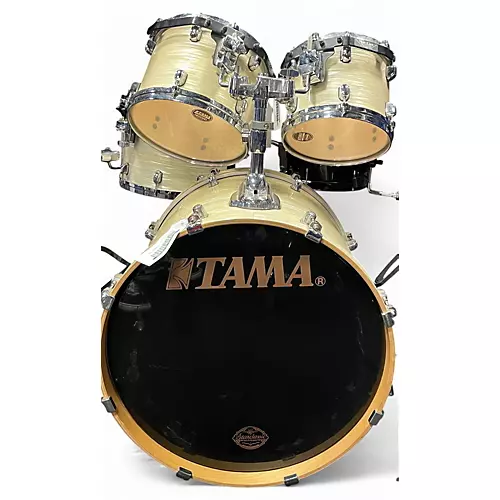 Used TAMA 5 piece Starclassic Vintage Marine Pearl Drum Kit Vintage Marine Pearl