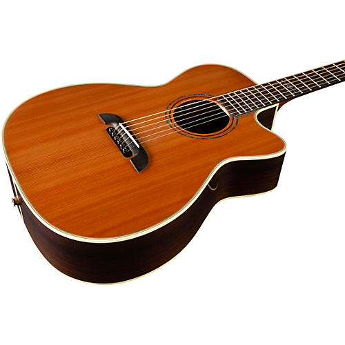 Alvarez Yairi FYM74ce Cutaway Folk-OM Acoustic-Electric Guitar Natural