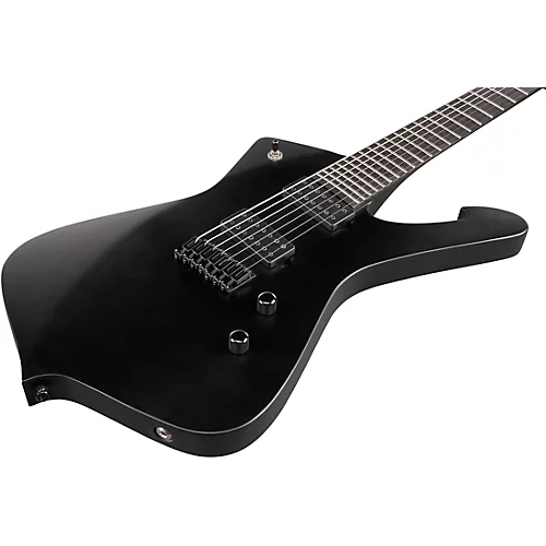 Ibanez Iceman Iron Label 7str Electric Guitar Black Flat
