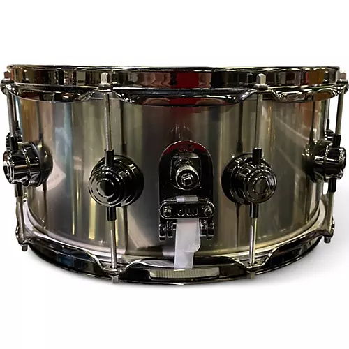 Used DW 6.5X14 Black-Ti Snare Titanium Drum Titanium 15