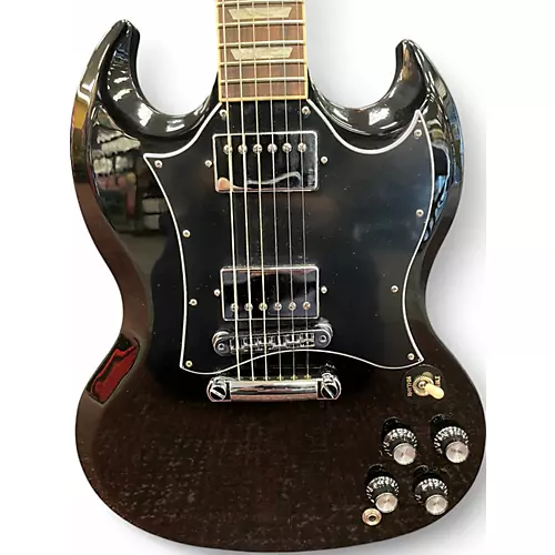 Used 2024 Gibson SG Standard Black Solid Body Electric Guitar Black