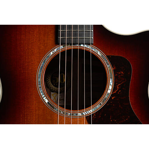 Taylor 414ce 50th Anniversary Special-Edition Sinker Redwood Grand Auditorium Acoustic-Electric Guitar Shaded Edge Burst
