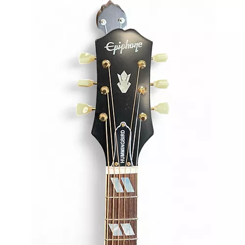 Used Epiphone HUMMINGBIRD INSPIRED BY GIBSON SUNBURST Acoustic Electric Guitar SUNBURST