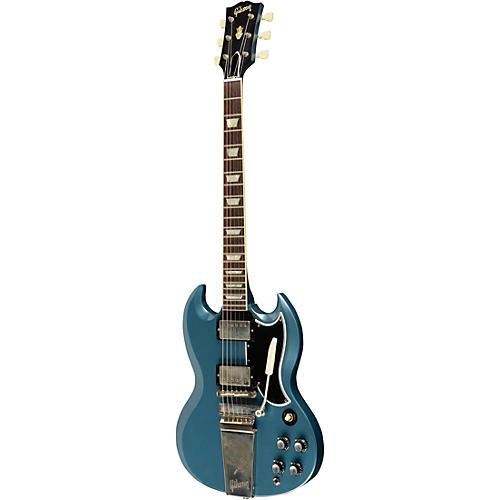 Gibson Custom Murphy Lab 1964 SG Standard Reissue With Maestro Ultra Light Aged Electric Guitar Pelham Blue