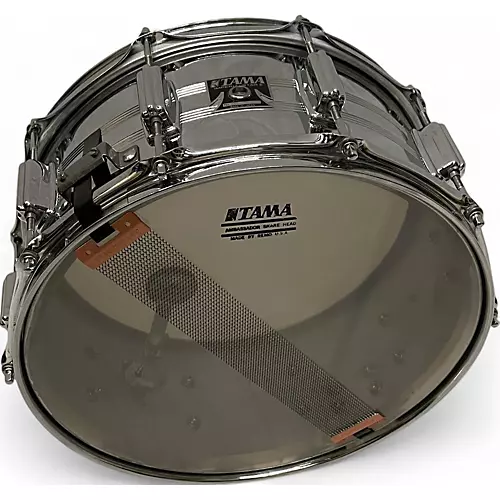 Used TAMA 6.5X14 MIJ Imperialstar Snare Silver Drum Silver 15