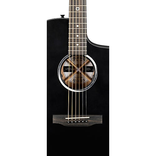 Martin SCE Custom Road Series Koa Acoustic-Electric Guitar Black