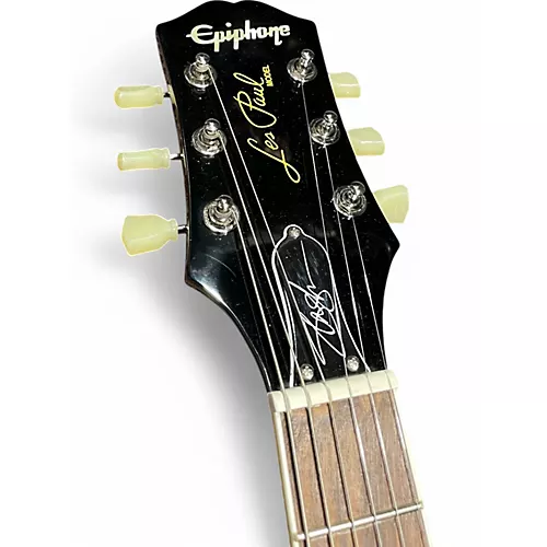 Used Epiphone Slash Victoria Les Paul Gold Top Solid Body Electric Guitar Gold Top