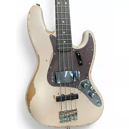 Used Fender Flea Signature Jazz Bass Shell Pink Electric Bass Guitar Shell Pink