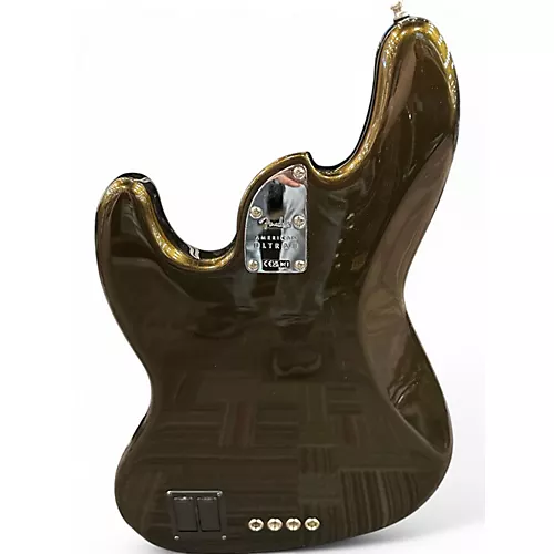 Used 2024 Fender American Ultra Jazz Bass texas tea Electric Bass Guitar texas tea