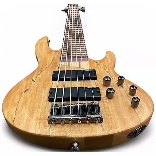 Used ESP LTD B206SM 6 String Spalted Maple Electric Bass Guitar Spalted Maple