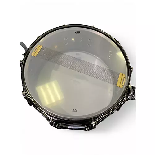 Used DW 6.5X14 Black-Ti Snare Titanium Drum Titanium 15