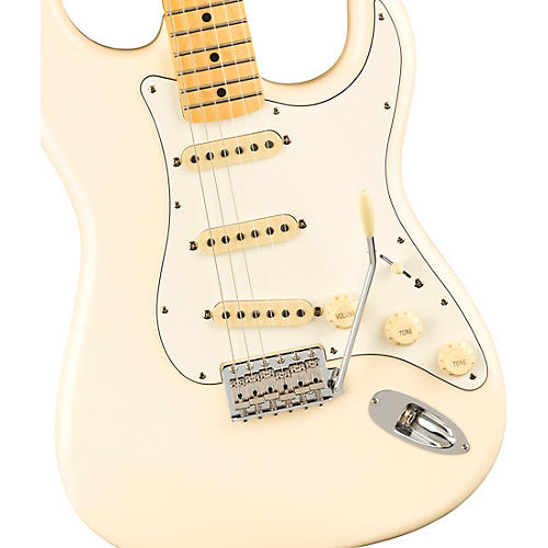 Fender JV Modified '60s Stratocaster Maple Fingerboard Electric Guitar Olympic White