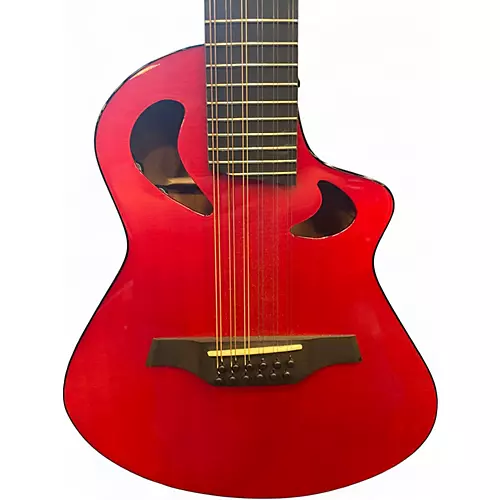 Used Avante gryphon 12 red 12 String Acoustic Electric Guitar red