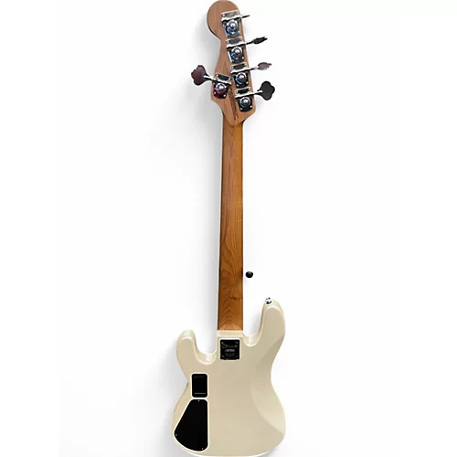 Used Charvel pro mod san dimas bass pj v platinum pearl Electric Bass Guitar platinum pearl