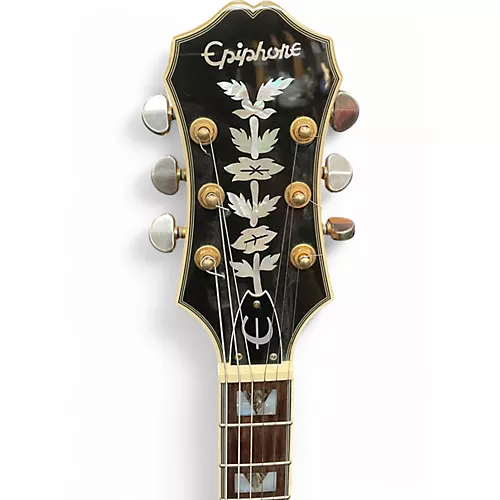 Used Epiphone Sheraton II 2 Tone Sunburst Hollow Body Electric Guitar 2 Tone Sunburst