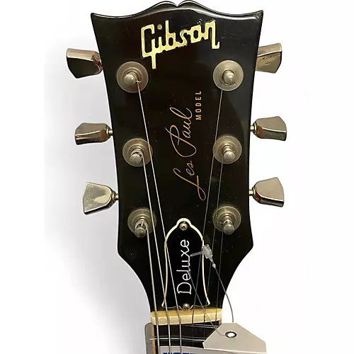 Used 1981 Gibson Les Paul Deluxe Cherry Sunburst Solid Body Electric Guitar Cherry Sunburst