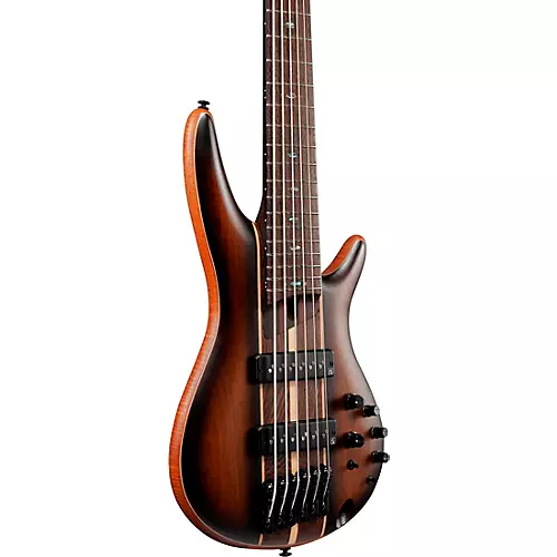 Ibanez Premium SR1356B 6-String Electric Bass Dual Mocha Burst Flat