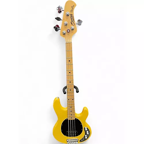 Used Sterling by Music Man string ray yellow Electric Bass Guitar yellow