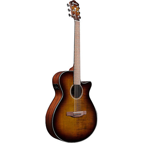 Ibanez AEG70 Flamed Maple Top Grand Concert Acoustic-Electric Guitar Blue Ocean Burst