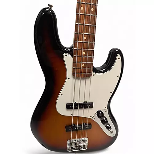 Used 2021 Fender Player Jazz Bass 3 Tone Sunburst Electric Bass Guitar 3 Tone Sunburst