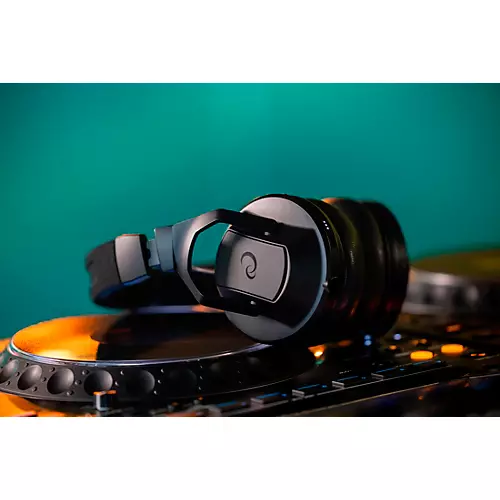 AlphaTheta HDJ-F10 Professional Wireless DJ Headphones With HP-TX01 Transmitter Black