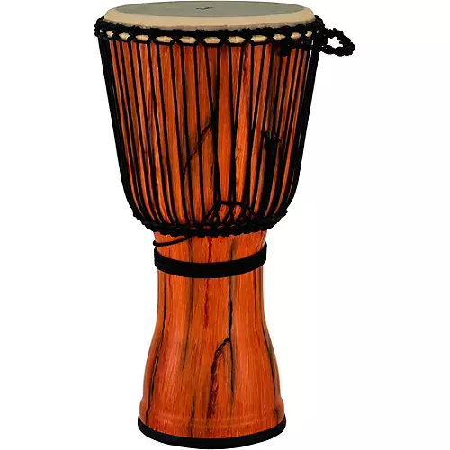 Pearl Rope-Tuned Djembe With Seamless Synthetic Shell 12 in. Artisan Straight Grain Limba