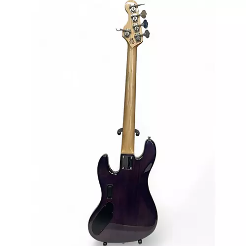 Used 2017 Spector Coda 5XL Purple Electric Bass Guitar Purple