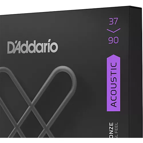 D'Addario XT Phosphor Bronze Bass Guitar Strings for Taylor GS Mini Bass, Custom Light, 37-90