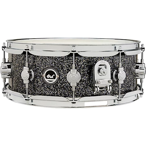 DW DWe Wireless Acoustic/Electronic Convertible Snare Drum 14 x 5 in. Lacquer Custom Specialty Black Cherry Metallic