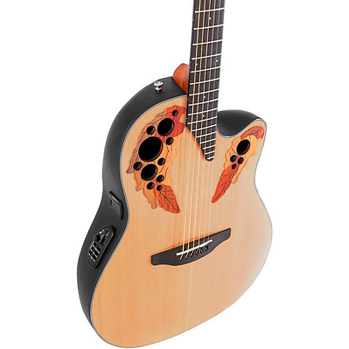 Ovation CE44 Celebrity Series Elite Mid-Depth Acoustic-Electric Guitar Reverse Blue Burst