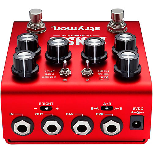 Strymon Sunset Dual Overdrive Effects Pedal Red