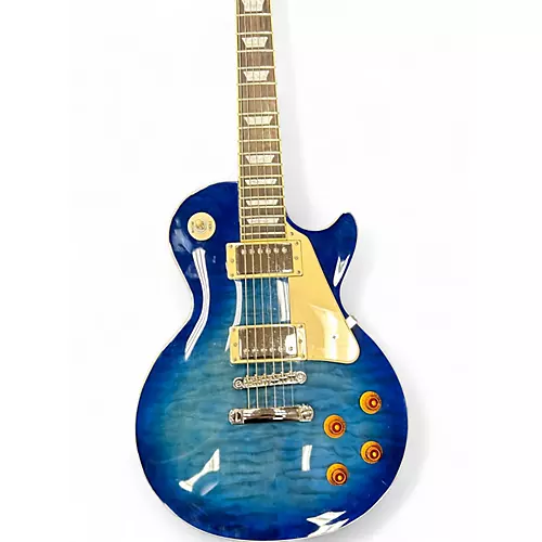 Used Epiphone Les Paul Standard Pro TRANSPARENT BLUE BURST Solid Body Electric Guitar TRANSPARENT BLUE BURST