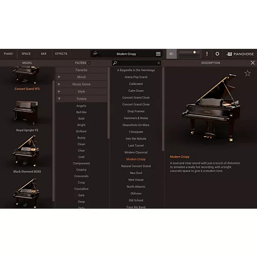 IK Multimedia Pianoverse MAX Virtual Instrument Plug-in