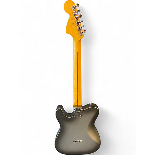 Used Fender American Professional II Telecaster Silver Solid Body Electric Guitar Silver